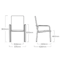 Kettler Diamond Stapelsessel Aluminium/Rope Anthrazit/Charcoal/Regenbogen 6 Kettler Diamond Stapelsessel Aluminium/Rope Anthrazit/Charcoal/Regenbogen -Kettler kettler diamond stapelsessel aluminium rope 1439001 7