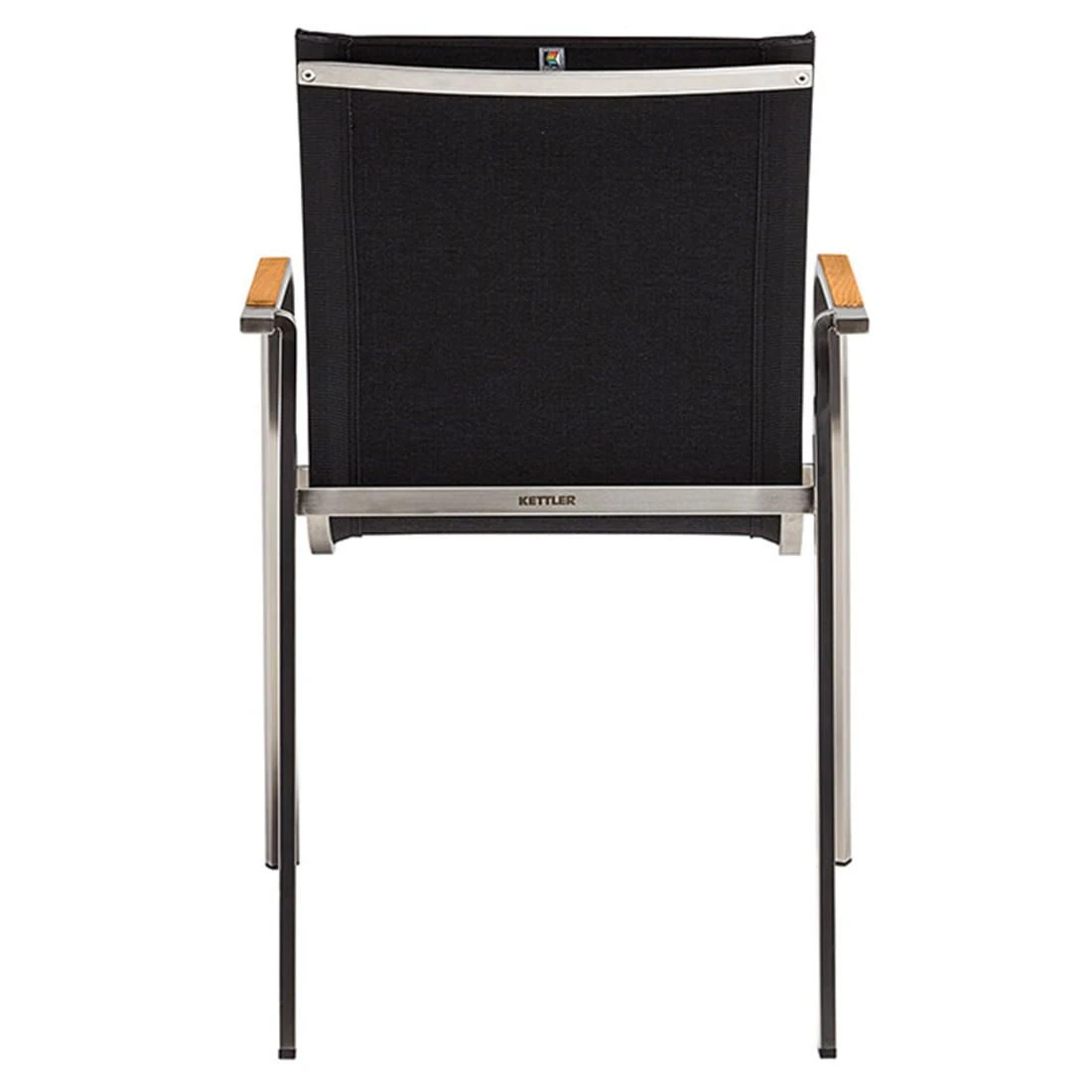 Kettler Diamond Stapelsessel Edelstahl/Outdoorgewebe Anthrazit/Teak Kettler Diamond Stapelsessel Edelstahl/Outdoorgewebe Anthrazit/Teak -Kettler kettler diamond stapelsessel edelstahl teak 1356457 4