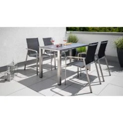Kettler Diamond Stapelsessel Edelstahl/Outdoorgewebe Anthrazit/Teak 6 Kettler Diamond Stapelsessel Edelstahl/Outdoorgewebe Anthrazit/Teak -Kettler kettler diamond stapelsessel edelstahl teak 1356457 6
