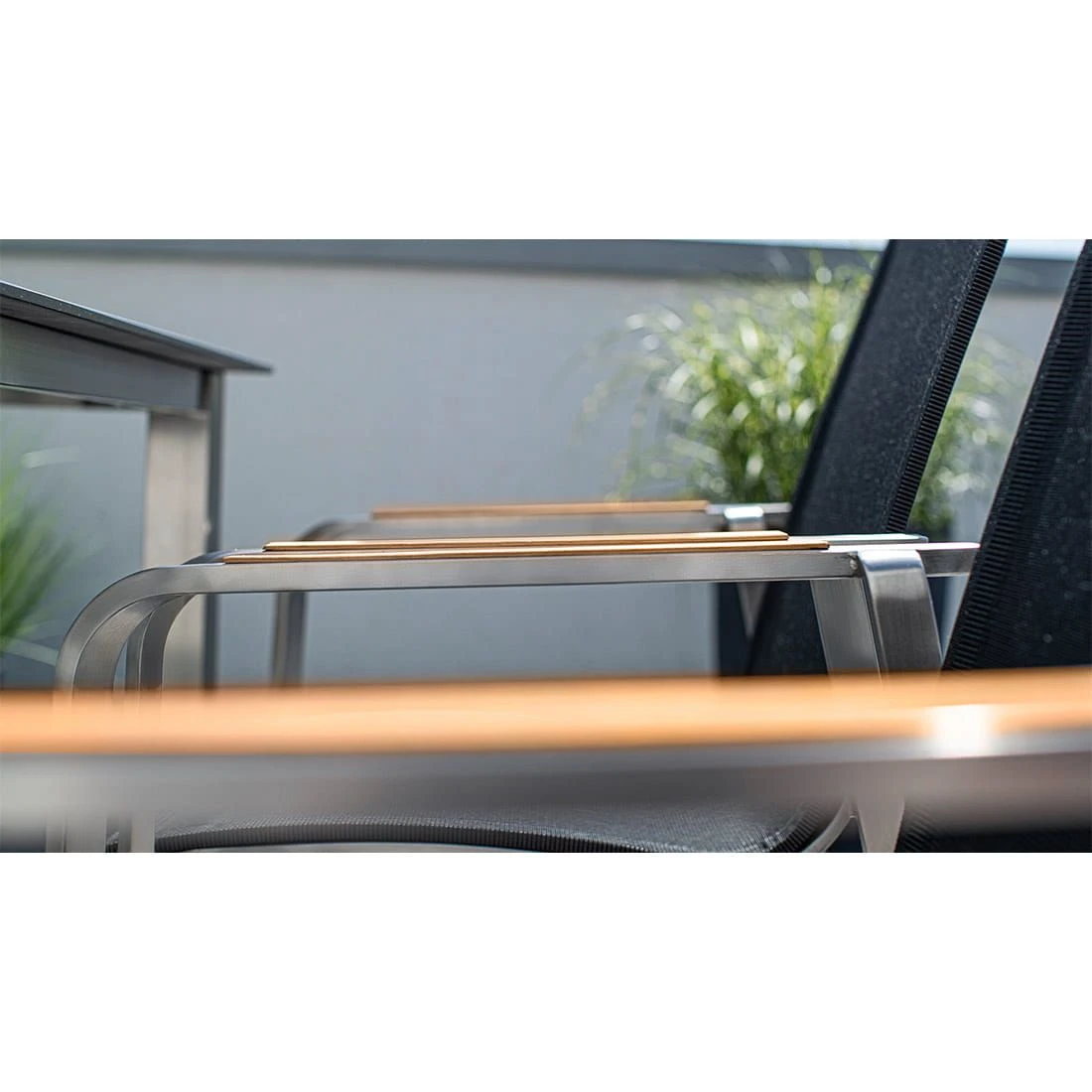 Kettler Diamond Stapelsessel Edelstahl/Outdoorgewebe Anthrazit/Teak Kettler Diamond Stapelsessel Edelstahl/Outdoorgewebe Anthrazit/Teak -Kettler kettler diamond stapelsessel edelstahl teak 1356457 7