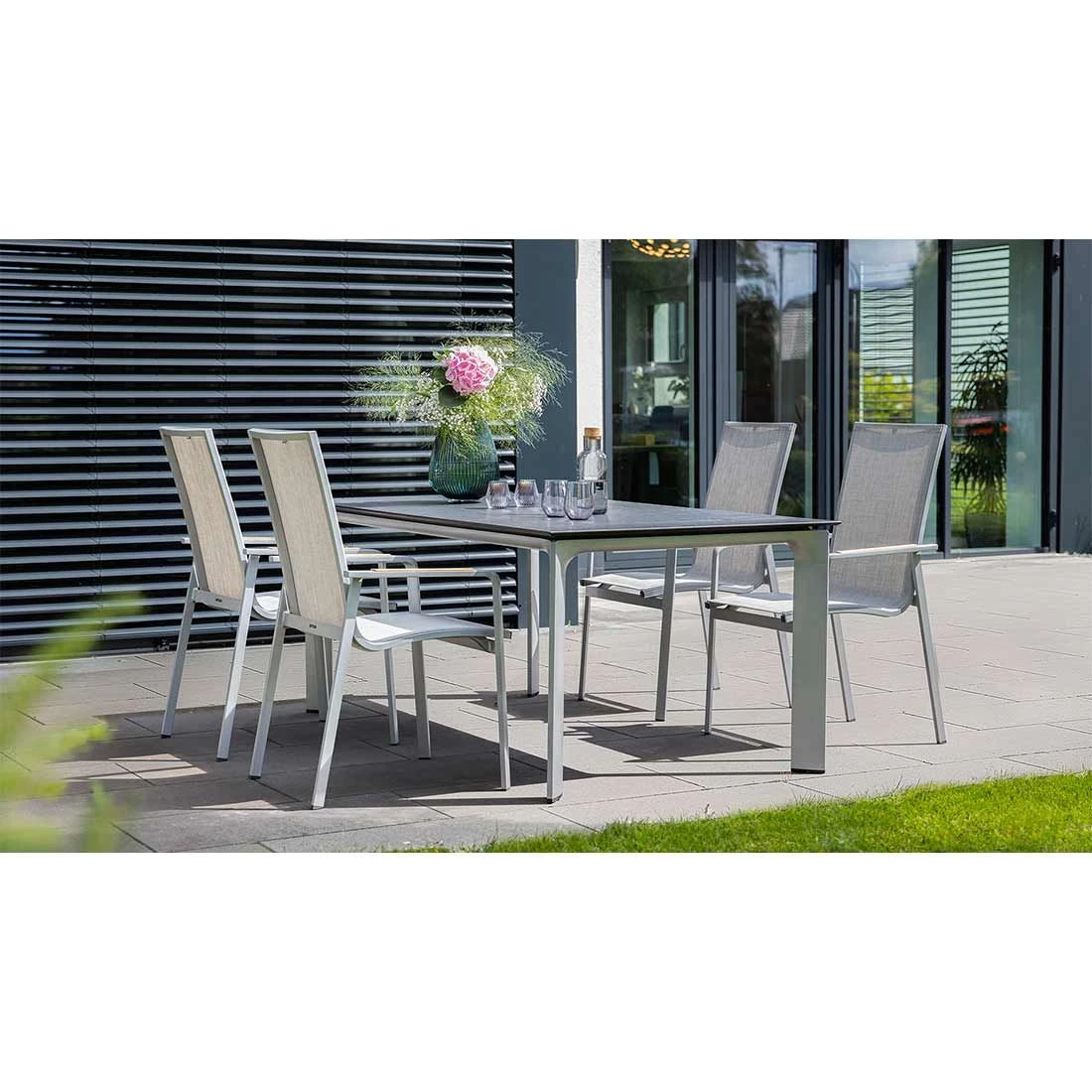 Kettler Diamond Gartentisch-Gestell 220x95 cm Aluminium Silber Kettler Diamond Gartentisch-Gestell 220x95 Cm Aluminium Silber -Kettler kettler diamond tischgestell 220x95 cm edelstahl silber 1183658 5