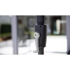 Kettler Easy Allround Stockschirm Ø270cm Aluminium/Polyest Anthrazit/Hellgrau Meliert -Kettler kettler easy allround stockschirm o270cm aluminium polyest anthrazit hellgrau meliert 1290028 3