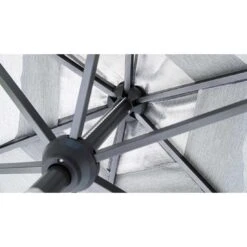 Kettler Easy Allround Stockschirm Ø270cm Aluminium/Polyest Anthrazit/Hellgrau Meliert -Kettler kettler easy allround stockschirm o270cm aluminium polyest anthrazit hellgrau meliert 1290028 5