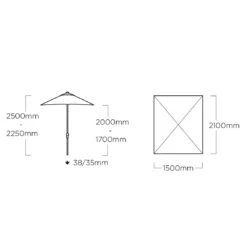 Kettler Easy Push Mittelstockschirm 210x150cm Inkl. Ständer Silber/Charcoal 7 Kettler Easy Push Mittelstockschirm 210x150cm Inkl. Ständer Silber/Charcoal -Kettler kettler easy push mittelstockschirm 210x150cm inkl staender 1477996 7