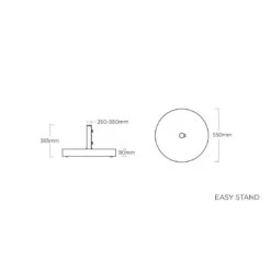 Kettler 24 Kettler -Kettler kettler easy stand schirmstander 55kg granit grau 1308904 2