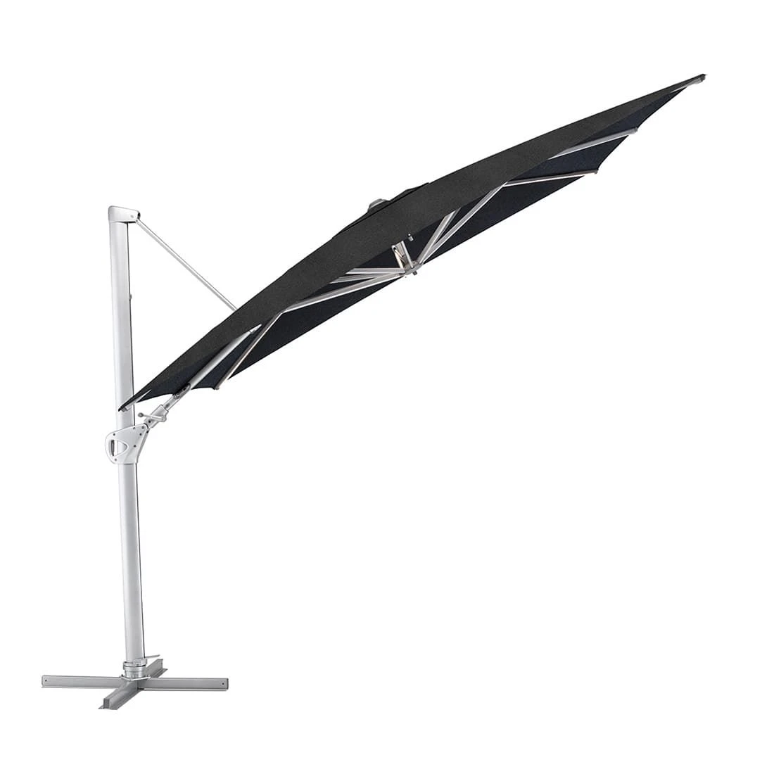 Kettler Easy Swing Ampelschirm 300x300cm Alu/Obravia Silber/Schwarz Kettler Easy Swing Ampelschirm 300x300cm Alu/Obravia Silber/Schwarz -Kettler kettler easy swing ampelschirm 300x300cm alu obravia silber schwarz 1306583 1