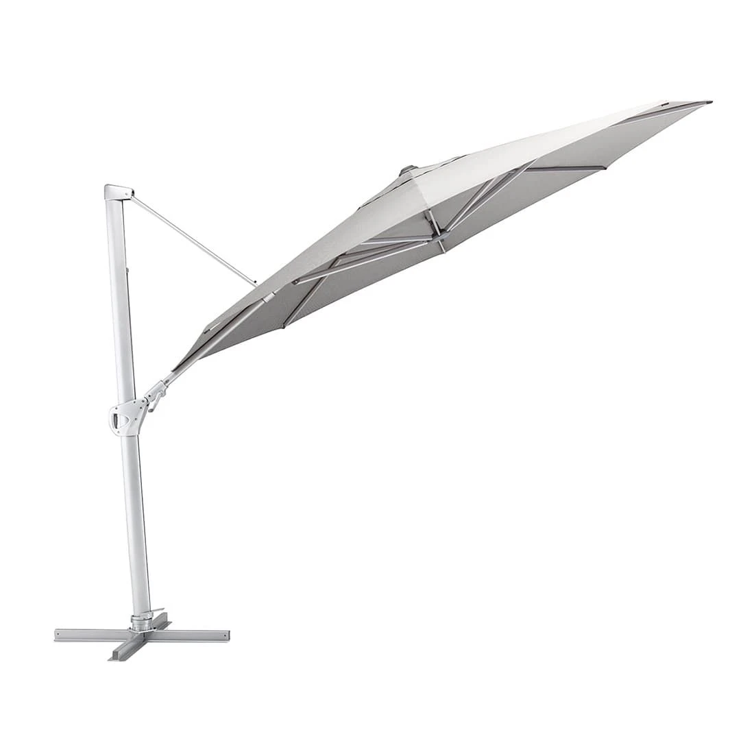 Kettler Easy Swing Ampelschirm Ø350 cm Aluminium/Obravia Silber/Grau Kettler Easy Swing Ampelschirm Ø350 Cm Aluminium/Obravia Silber/Grau -Kettler kettler easy swing ampelschirm o350cm aluminium obravia silber grau 1306561 1