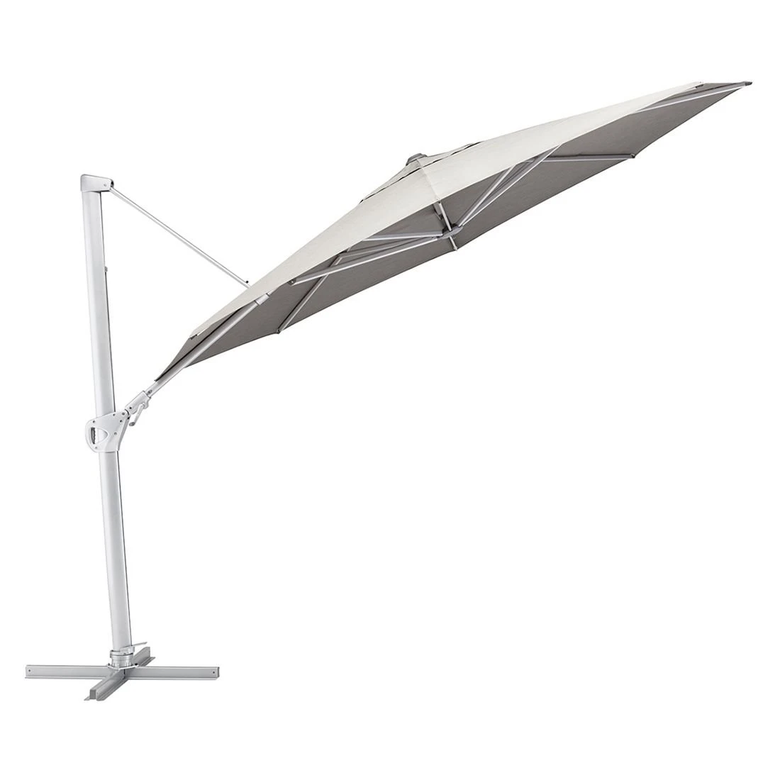 Kettler Easy Swing LED Ampelschirm Ø350cm Alu/Polyester Silber/Hellgrau Meliert Kettler Easy Swing LED Ampelschirm Ø350cm Alu/Polyester Silber/Hellgrau Meliert -Kettler kettler easy swing led ampelschirm o350cm alu polyester silber hellgrau meliert 1306605 1