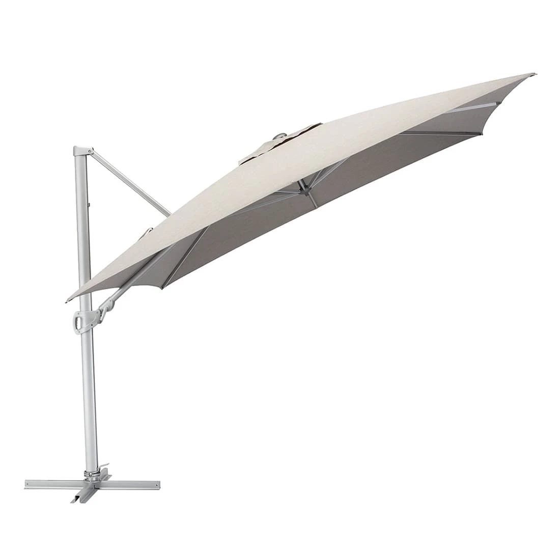 Kettler Easy Turn Ampelschirm 300x300cm Alu/Polyester Silber/Hellgrau Meliert Kettler Easy Turn Ampelschirm 300x300cm Alu/Polyester Silber/Hellgrau Meliert -Kettler kettler easy turn ampelschirm 300x300cm alu polyester silber hellgrau meliert 1306726 1