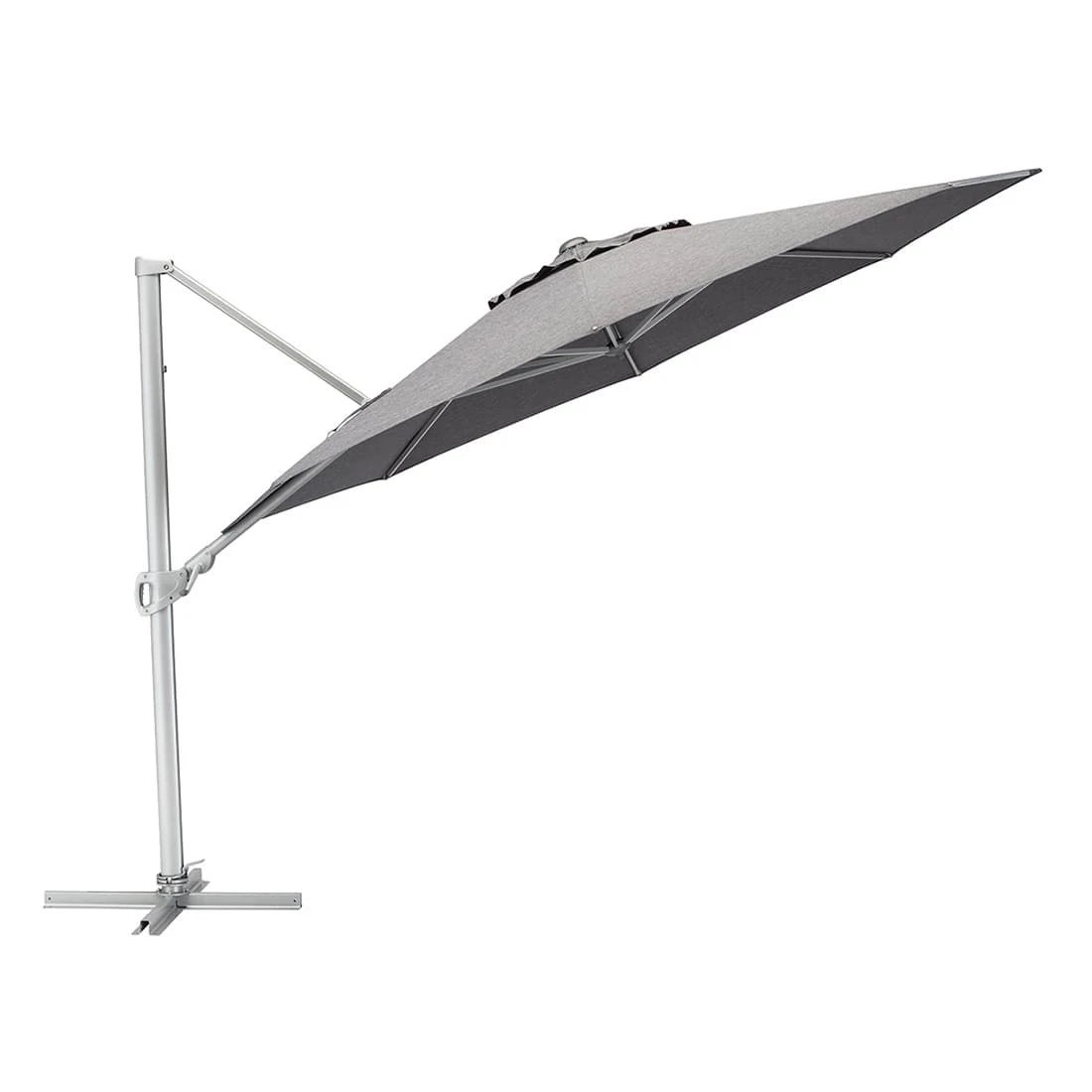 Kettler Easy Turn Ampelschirm Ø330cm Aluminium/Polyester Silber/Charcoal Kettler Easy Turn Ampelschirm Ø330cm Aluminium/Polyester Silber/Charcoal -Kettler kettler easy turn ampelschirm o330cm aluminium polyester silber charcoal 1306693 1