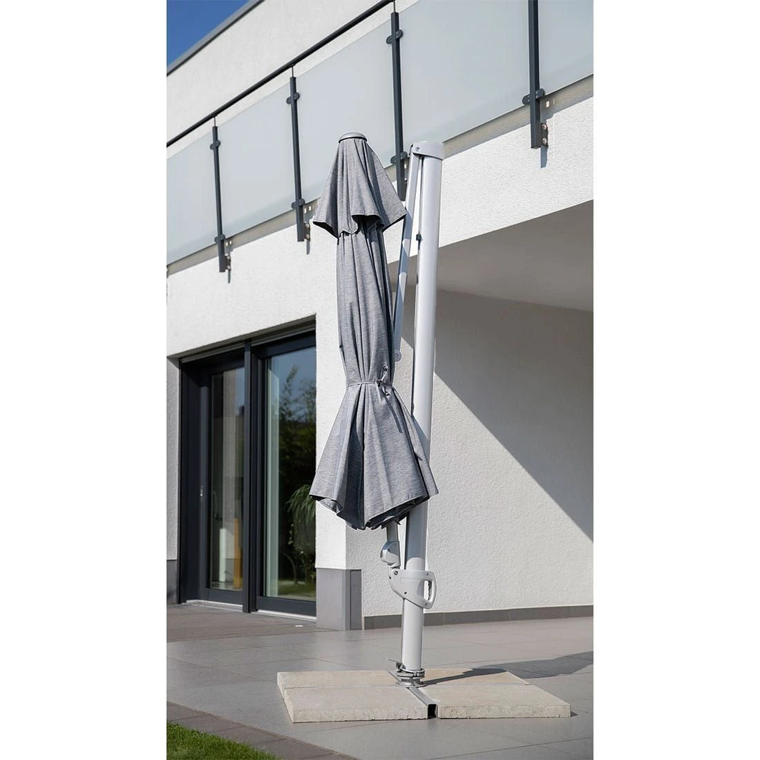 Kettler Easy Turn Ampelschirm Ø330cm Aluminium/Polyester Silber/Charcoal Kettler Easy Turn Ampelschirm Ø330cm Aluminium/Polyester Silber/Charcoal -Kettler kettler easy turn ampelschirm o330cm aluminium polyester silber charcoal 1306693 4
