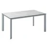 Kettler Edge Gartentisch 140x70cm Aluminium/HPL Silber/Grau