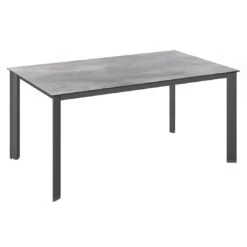 Kettler Edge Gartentisch 220x95cm Aluminium/HPL Anthrazit/Silbergrau