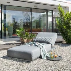 Kettler Ego Gartenliege 213x90x33cm Sunbrella Silber/Grau Meliert 3 Kettler Ego Gartenliege 213x90x33cm Sunbrella Silber/Grau Meliert -Kettler kettler ego gartenliege 213x90x33cm sunbrella silber grau meliert 1085032 2