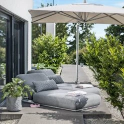 Kettler Ego Gartenliege 213x90x33cm Sunbrella Silber/Grau Meliert 4 Kettler Ego Gartenliege 213x90x33cm Sunbrella Silber/Grau Meliert -Kettler kettler ego gartenliege 213x90x33cm sunbrella silber grau meliert 1085032 3