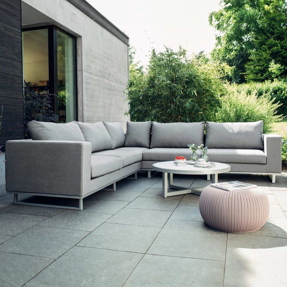 Kettler Ego Ecklounge 2-teilig Aluminium/Sunbrella Silber/Grau meliert Kettler Ego Ecklounge 2-teilig Aluminium/Sunbrella Silber/Grau Meliert -Kettler kettler ego loungeecke 2tlg aluminium sunbrella silber flanelle 1005062 1