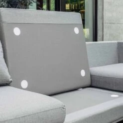 Kettler Ego Ecklounge 2-teilig Aluminium/Sunbrella Silber/Grau Meliert 6 Kettler Ego Ecklounge 2-teilig Aluminium/Sunbrella Silber/Grau Meliert -Kettler kettler ego loungeecke 2tlg aluminium sunbrella silber flanelle 1005062 6