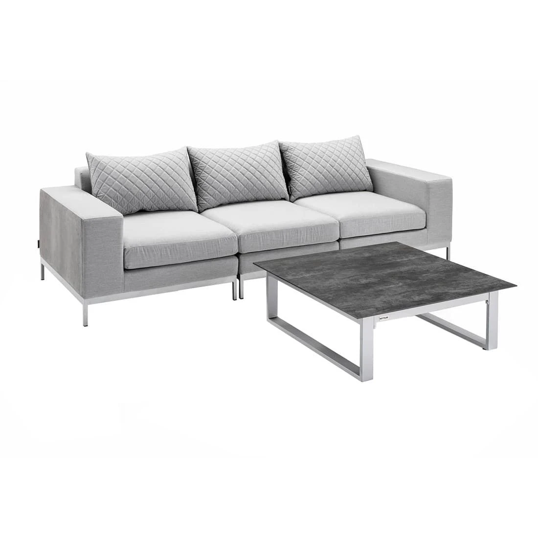 Kettler Ego Gartentisch-Gestell 95x95cm Aluminium Silber Kettler Ego Gartentisch-Gestell 95x95cm Aluminium Silber -Kettler kettler ego loungetischgestell 95x95cm aluminium silber 1308915 2 1