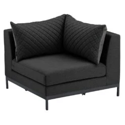 Kettler Ego Modular Eck-/Endmodul Aluminium/Sunbrella Anthrazit/Sooty