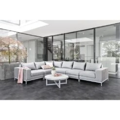 Kettler Ego Modular Ecklounge 7tlg. Sunbrella Silber/Hellgrau Meliert 19 Kettler Ego Modular Ecklounge 7tlg. Sunbrella Silber/Hellgrau Meliert -Kettler kettler ego modular loungeecke 7tlg aluminium sunbrella 16