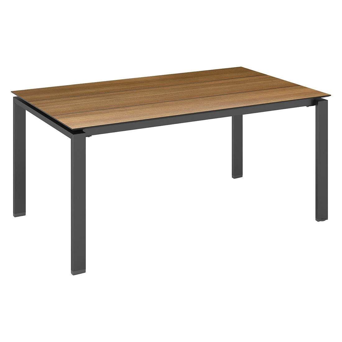 Kettler Float Gartentisch 160x95cm Aluminium/HPL Anthrazit/Teak-Optik mit Fräsung Kettler Float Gartentisch 160x95cm Aluminium/HPL Anthrazit/Teak-Optik Mit Fräsung -Kettler kettler float gartentisch 160x95cm aluminium hpl 1496696 1