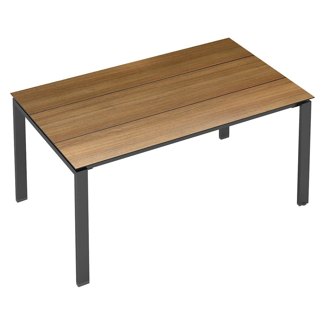 Kettler Float Gartentisch 160x95cm Aluminium/HPL Anthrazit/Teak-Optik mit Fräsung Kettler Float Gartentisch 160x95cm Aluminium/HPL Anthrazit/Teak-Optik Mit Fräsung -Kettler kettler float gartentisch 160x95cm aluminium hpl 1496696 2