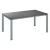 Kettler Float Gartentisch 180x95cm Aluminium/HPL Silber/Jura Anthrazit