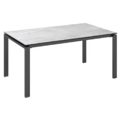 Kettler Float Gartentisch 180x95cm Aluminium/HPL Anthrazit/Grau