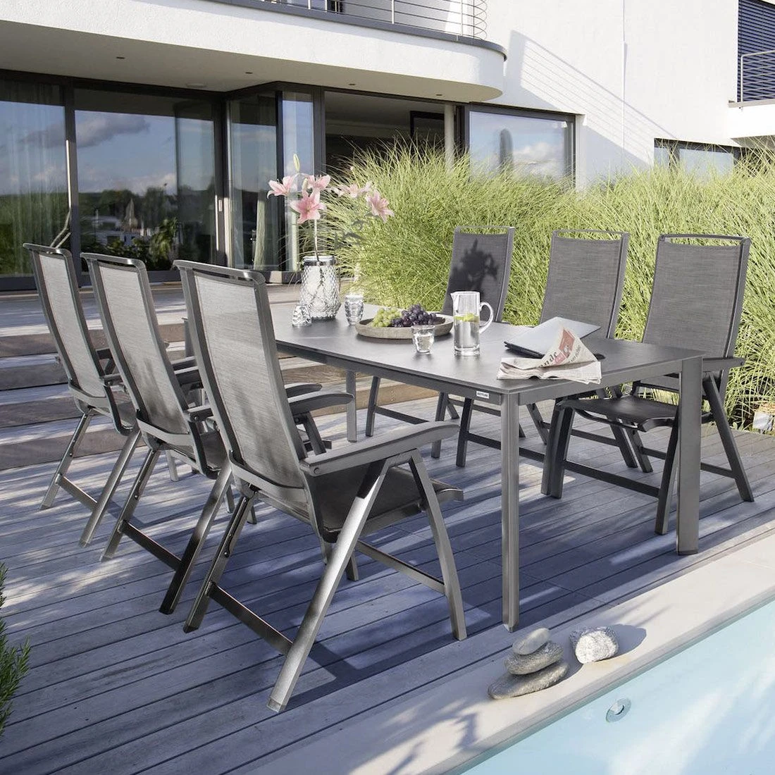 Kettler Forma II Gartenmöbel-Set 7-tlg. Tisch 220x95cm Anthrazit/Graphit Kettler Forma II Gartenmöbel-Set 7-tlg. Tisch 220x95cm Anthrazit/Graphit -Kettler kettler forma ii gartenmoebel set 7 tlg tisch 220x95cm 1494518 1