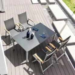 Kettler Granada Stapelsessel Aluminium/Outdoorgewebe Silber/Anthrazit 2 Kettler Granada Stapelsessel Aluminium/Outdoorgewebe Silber/Anthrazit -Kettler kettler granada stapelsessel aluminium outdoorgewebe 1309586 2