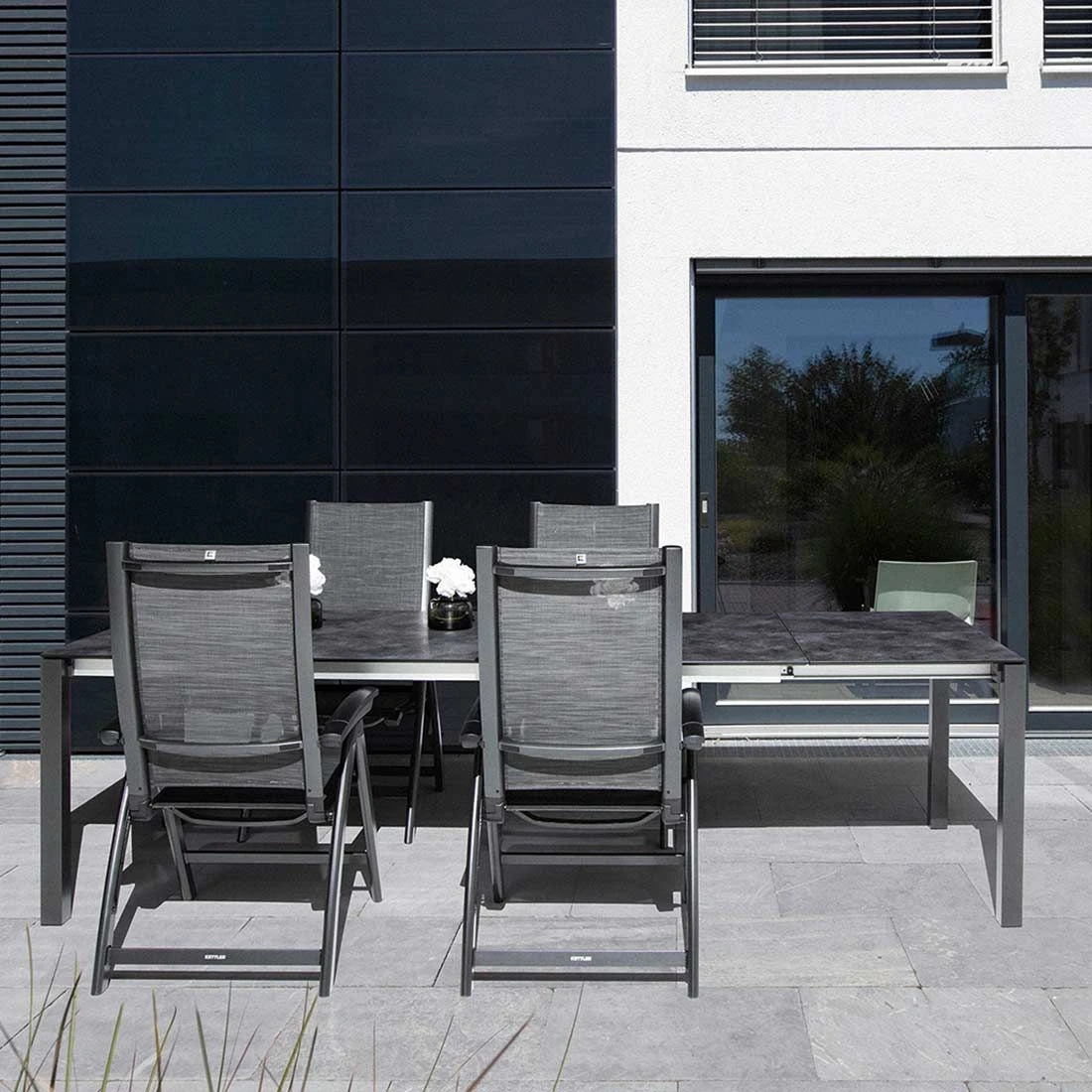 Kettler Avalon Klappsessel Aluminium/Textilen Anthrazit/Graphit Kettler Avalon Klappsessel Aluminium/Textilen Anthrazit/Graphit -Kettler kettler hks avalon klappsessel aluminium textilen 3