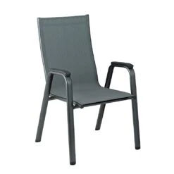 Kettler Cirrus Stapelsessel Aluminium/Textilene Anthrazit/Anthrazit-Grau 2 Kettler Cirrus Stapelsessel Aluminium/Textilene Anthrazit/Anthrazit-Grau -Kettler kettler hks cirrus stapelsessel aluminium textilen anthrazit anthrazit grau 1