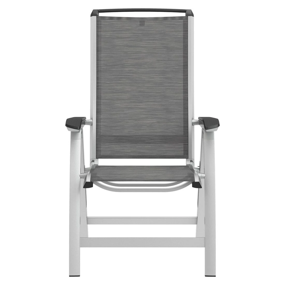 Kettler Forma II Klappsessel Aluminium/Textilene Silber/Graphit Kettler Forma II Klappsessel Aluminium/Textilene Silber/Graphit -Kettler kettler hks forma ii multipositionssessel aluminium textilen silber graphit 4