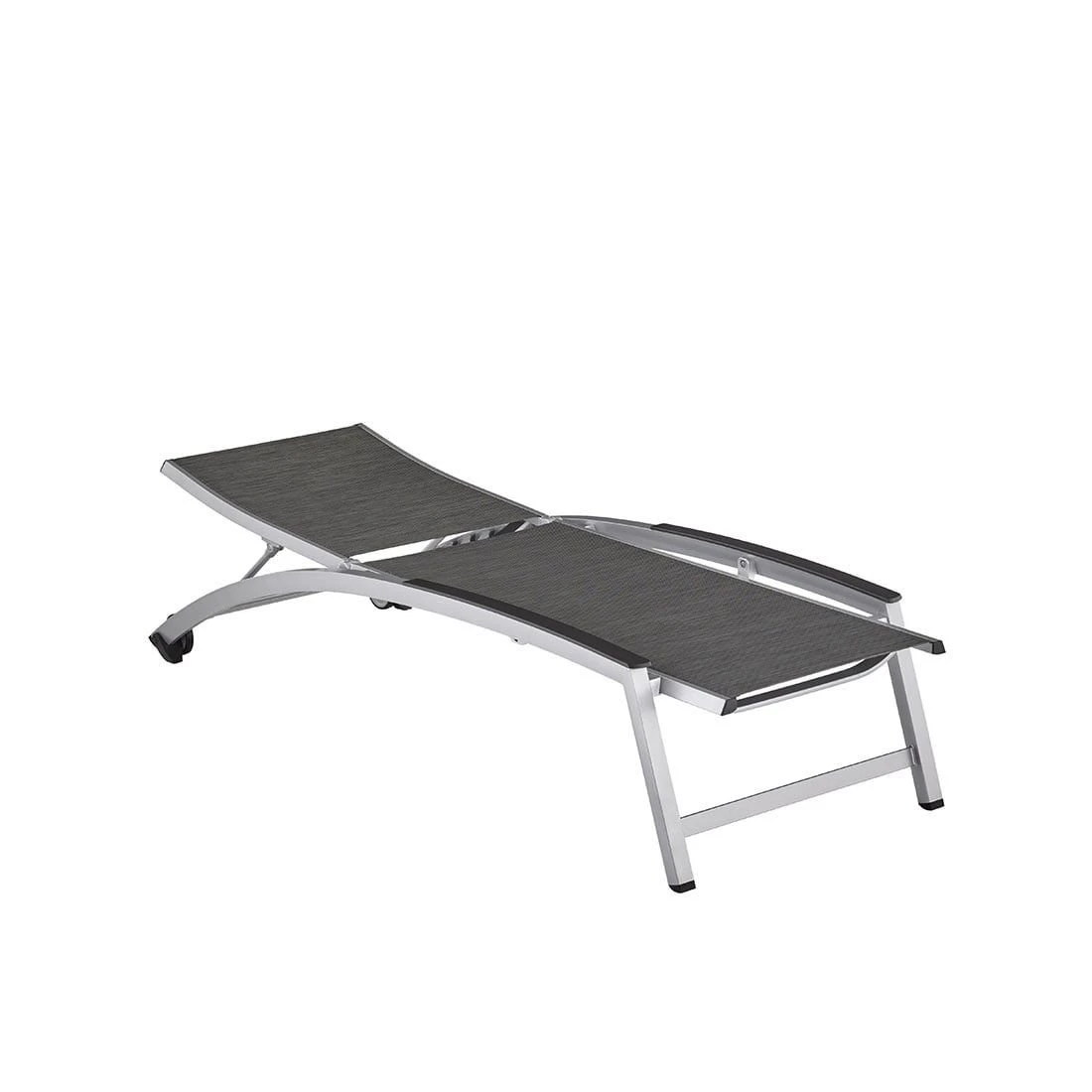 Kettler Forma II Gartenliege Aluminium/Textilen Silber/Graphit Kettler Forma II Gartenliege Aluminium/Textilen Silber/Graphit -Kettler kettler hks forma ii rollliege aluminium textilen 43306 3 1