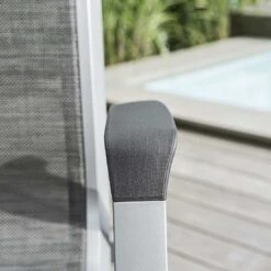 Kettler Forma II Stapelsessel Aluminium/Textilene Silber/Graphit 11 Kettler Forma II Stapelsessel Aluminium/Textilene Silber/Graphit -Kettler kettler hks forma ii stapelsessel aluminium textilen 10