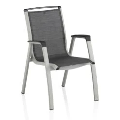 Kettler Forma II Stapelsessel Aluminium/Textilene Silber/Graphit 8 Kettler Forma II Stapelsessel Aluminium/Textilene Silber/Graphit -Kettler kettler hks forma ii stapelsessel aluminium textilen 7