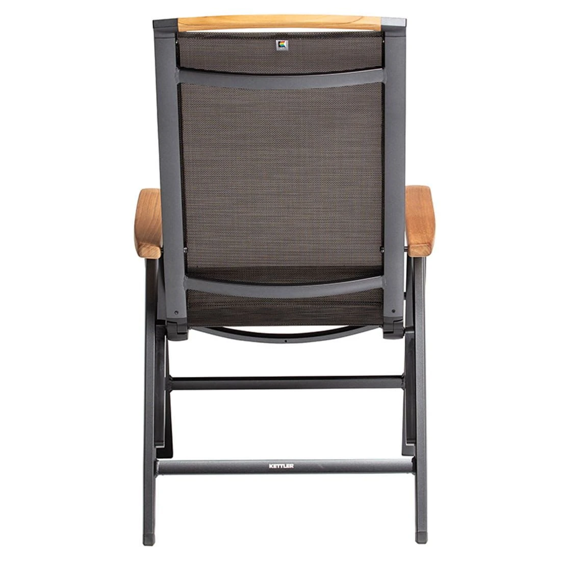 Kettler Memphis Klappsessel Aluminium/Textilene mit Teak-Armlehnen Anthrazit/Bronze Kettler Memphis Klappsessel Aluminium/Textilene Mit Teak-Armlehnen Anthrazit/Bronze -Kettler kettler memphis klappsessel alu textilen anthrazit bronze 8