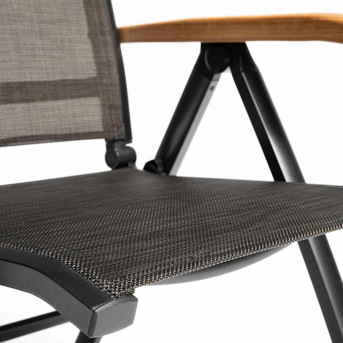 Kettler Memphis Klappsessel Aluminium/Textilene mit Teak-Armlehnen Anthrazit/Bronze Kettler Memphis Klappsessel Aluminium/Textilene Mit Teak-Armlehnen Anthrazit/Bronze -Kettler kettler memphis klappsessel alu textilen anthrazit bronze 9