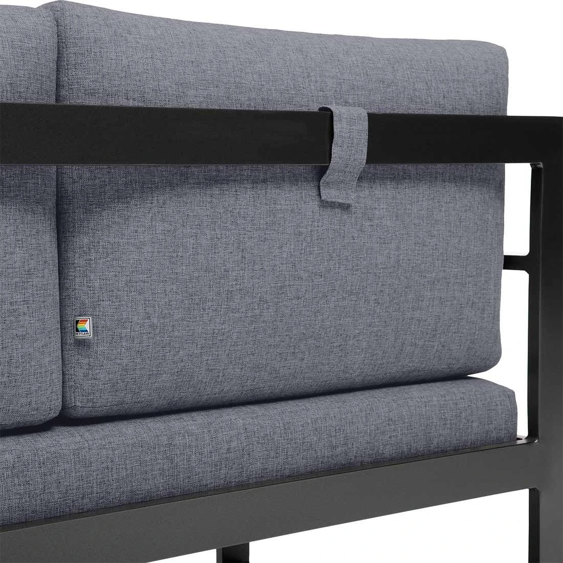 Kettler Ocean Casual Dining Loungeecke Aluminium/Polyester Anthrazit/Grau Kettler Ocean Casual Dining Loungeecke Aluminium/Polyester Anthrazit/Grau -Kettler kettler ocean casual dining loungeecke inkl kissen anthrazit grau 1271581 5