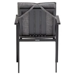 Kettler Ocean Skid Diningsessel Aluminium/Olefin Anthrazit/Hellgrau Meliert -Kettler kettler ocean skid diningsessel aluminium olefin 1369382 4