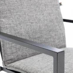 Kettler Ocean Skid Diningsessel Aluminium/Olefin Anthrazit/Hellgrau Meliert -Kettler kettler ocean skid diningsessel aluminium olefin 1369382 6