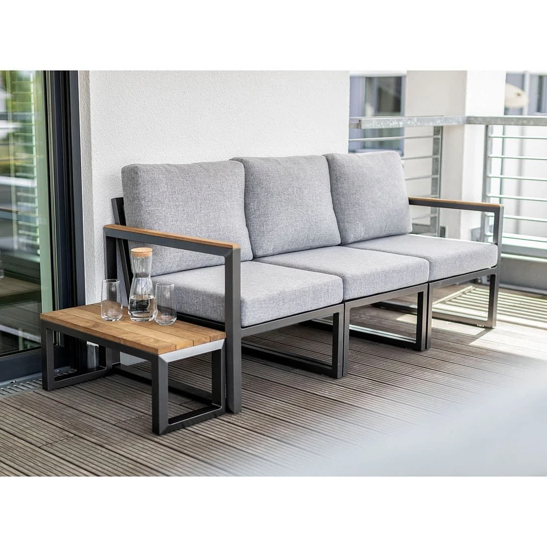 Kettler Ocean Skid City Line Eck-/Endmodul Aluminium/Olefin Anthrazit/Hellgrau Meliert Kettler Ocean Skid City Line Eck-/Endmodul Aluminium/Olefin Anthrazit/Hellgrau Meliert -Kettler kettler ocean skid endteil aluminium polyester anthrazit hellgrau meliert 1281349 3