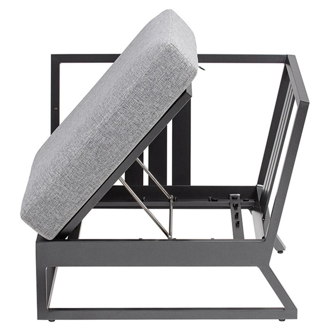 Kettler Ocean Skid Platform Ecklounge 7-tlg. mit Loungetisch 70x70cm Alu/Olefin Anthrazit/Grau Kettler Ocean Skid Platform Ecklounge 7-tlg. Mit Loungetisch 70x70cm Alu/Olefin Anthrazit/Grau -Kettler kettler ocean skid loungecke 7 tlg mit tisch 70x70cm 1395859 6