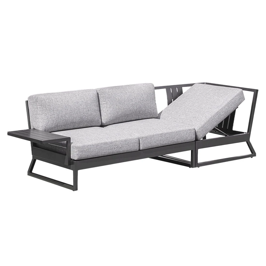 Kettler Ocean Skid Platform Gartensofa mit Ablage Aluminium/Olefin Anthrazit Kettler Ocean Skid Platform Gartensofa Mit Ablage Aluminium/Olefin Anthrazit -Kettler kettler ocean skid loungeecke 3 tlg mit tisch 61x24x27 vm 1393439 1