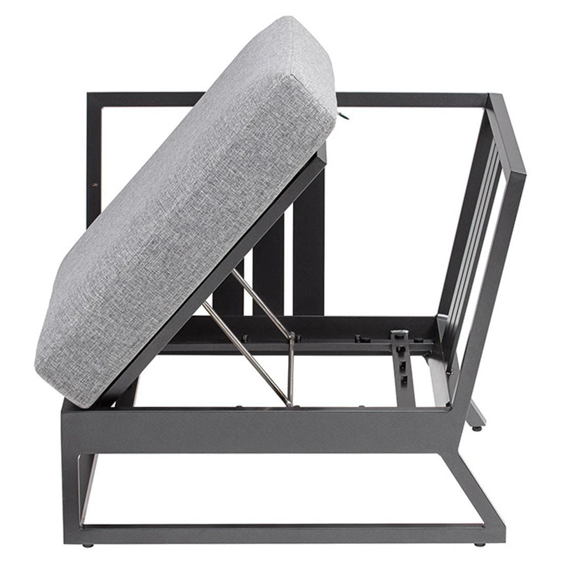 Kettler Ocean Skid Platform Gartensofa mit Ablage Aluminium/Olefin Anthrazit Kettler Ocean Skid Platform Gartensofa Mit Ablage Aluminium/Olefin Anthrazit -Kettler kettler ocean skid loungeecke 3 tlg mit tisch 61x24x27 vm 1393439 8