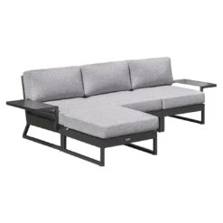 Kettler Ocean Skid Platform Ecklounge 5-tlg. + Tisch 61x27 Cm Alu/Olefin Hellgrau 2 Kettler Ocean Skid Platform Ecklounge 5-tlg. + Tisch 61x27 Cm Alu/Olefin Hellgrau -Kettler kettler ocean skid loungeecke 5 tlg mit tisch 61x27x24 cm 1393417 1