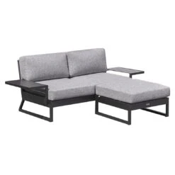 Kettler Ocean Skid Platform Gartensofa 4-tlg. Aluminium/Olefin Anthrazit 2 Kettler Ocean Skid Platform Gartensofa 4-tlg. Aluminium/Olefin Anthrazit -Kettler kettler ocean skid loungeset 4 tlg mit tisch 61x27x24cm 1393494 1