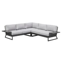Kettler Ocean Skid Platform Ecklounge 5-tlg. Mit Ablage Aluminium/Olefin Anthrazit 2 Kettler Ocean Skid Platform Ecklounge 5-tlg. Mit Ablage Aluminium/Olefin Anthrazit -Kettler kettler ocean skid loungeset 5 tlg mit tisch 61x27x24cm 1393461 1