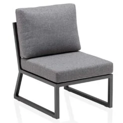 Kettler Ocean Skid City Line Mittelmodul Aluminium/Olefin Anthrazit/Hellgrau Meliert -Kettler kettler ocean skid mittelmodul aluminium olefin anthrazit hellgrau meliert 1287410 1