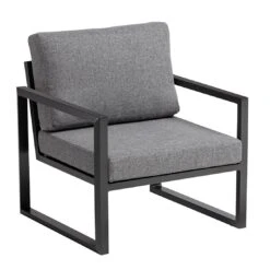 Kettler Ocean Skid Modular Loungesessel Alu/Olefin Anthrazit/Hellgrau Meliert -Kettler kettler ocean skid modular klappsessel anthrazit hellgrau meliert 1271295 1